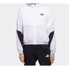 Adidas Hooded Zip-Up Woven Jacket Women Jackets White FM9322