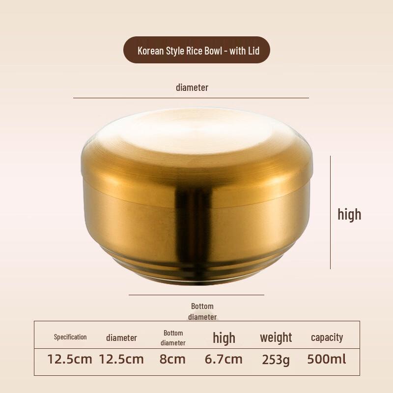Lijia 304 Stainless Steel Rice Bowl