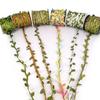 10m DIY Knit Hemp Rope Ribbon Cord 3D Leaf Woven Sold By The Roll for Hat Craft