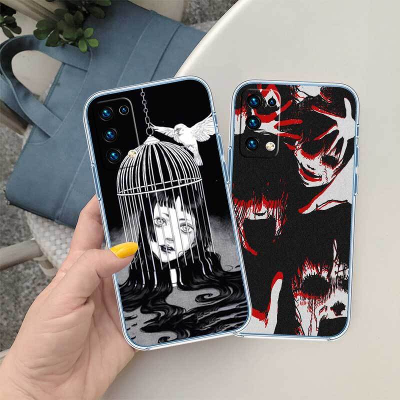 Junji Ito Tomie Phone Case for Motorola G14 G15 G24 G30 G31 G32 G34 G41 G42 G51 G52 G50 G60S G60 G62 G72 G71 G73 G84 G85 G200 E32