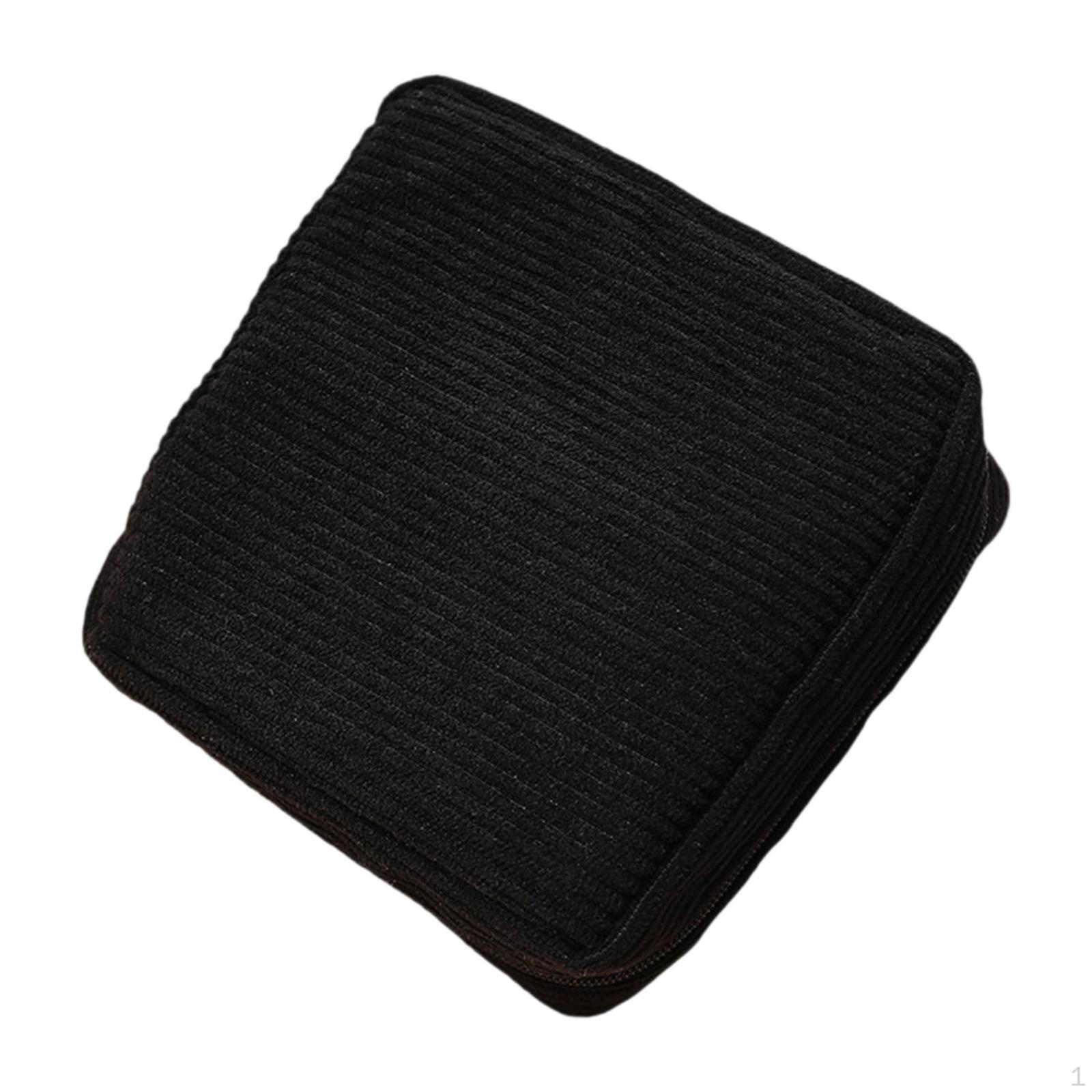 

Corduroy Period Bag Makeup Multifunctional Gifts Reusable Mini Cosmetic Bags Pads Bags, for чёрный