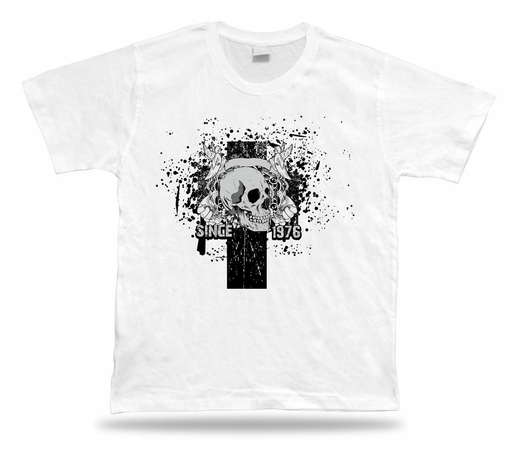 Angels and Skull Skeleton Cool T Shirt Tee Stylish Modern Design Special Gift