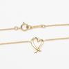 TIFFANY&Co. Loving heart Necklace K18 yellow gold 2.3g Women Used