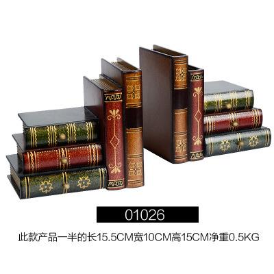 Nep Boek Boekenkast Decor Tafel Ornamenten Sieradenkistje Bureau Accessoires Fotografie Prop Vintage Nep Boeken voor Decoratie Retro