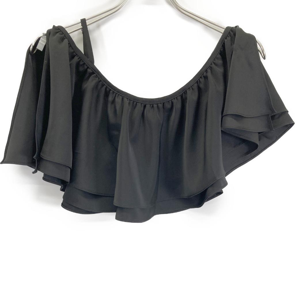 AMERI [xMIREI KIRITANI] Black Sequin Ruffle Knit Dress Dress S blackUsed