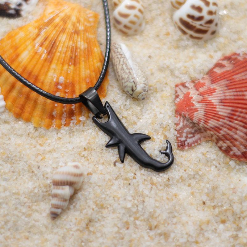 

New Fashion Marine Animals Pendant Necklace For Men 24 Inches Long Collar Shark Turtle Dolphin Neck Jewelry Accessories Hombre