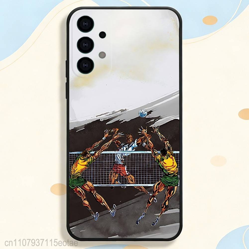 Volleyball cool Phone Case For Samsung S25,S26,S24,S21,S22,S23,S30,Ultra,S20,Plus,Fe,Lite,5G Black Cover