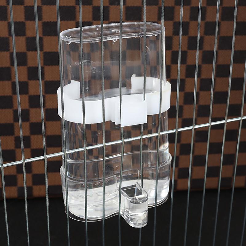 2/4Pcs Plastic Birds Water Feeders Dispenser Automatic Bird Feeder Parrot Canary Parakeet Cage Food Drinking Feeding Supplies