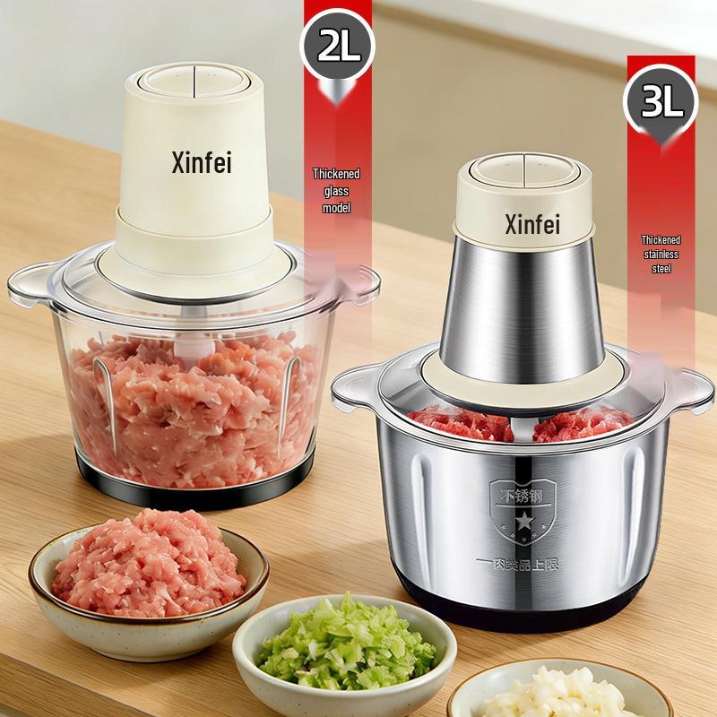 Xinfei Stainless Steel Multi-Function Electric Meat and Vegetable Grinder for Home and Commercial Use