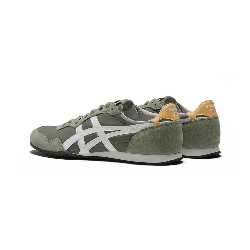 Pantofi de sport unisex Onitsuka Tiger Serrano Burnt Olive White, verde 1183B400-304
