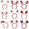 Christmas Deer Antler & Snowman Headband - Festive Party Headdress Gift