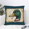Mallard-Smoking-Cigarette Pillowcases Vintage Pillow Case For Sofa Bedroom Home Decor Design Pillow Cover