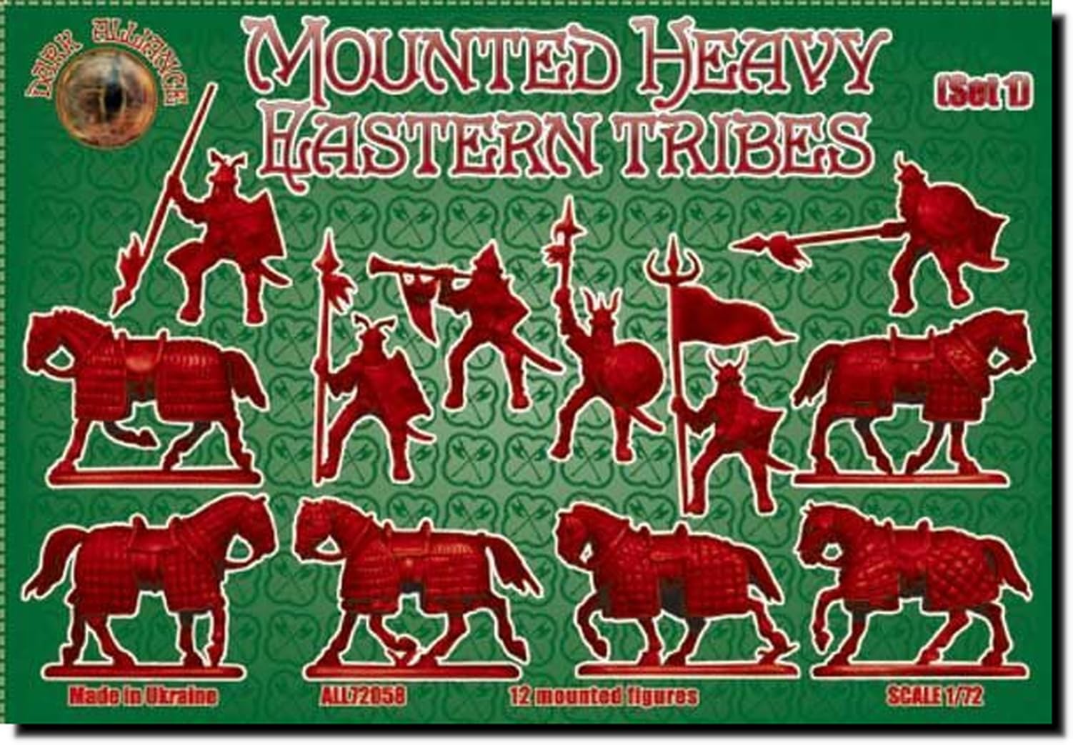 

Dark Alliance Eastern Tribe Heavy Knights 6 Plastic Model Kit DAL72058 1/72 1/12 Figures, Poses, (Person)