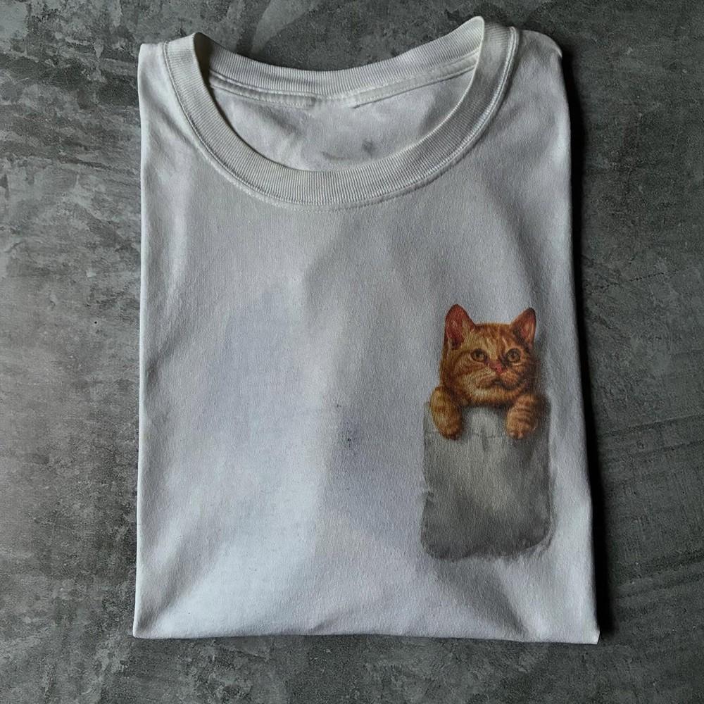 

Retro Vintage 90s Cat graphic Tee Unisex Short Sleeve Shirt S5XL Unisex T-Shirt XXXXL