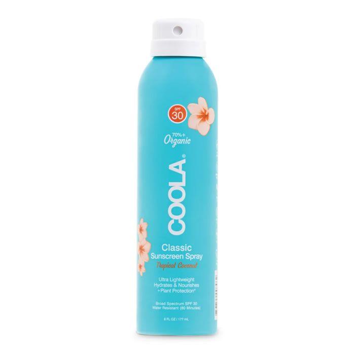 

Coola Classic Body Organic Sunscreen Spray Spf30 Tropical Coconut 177ml