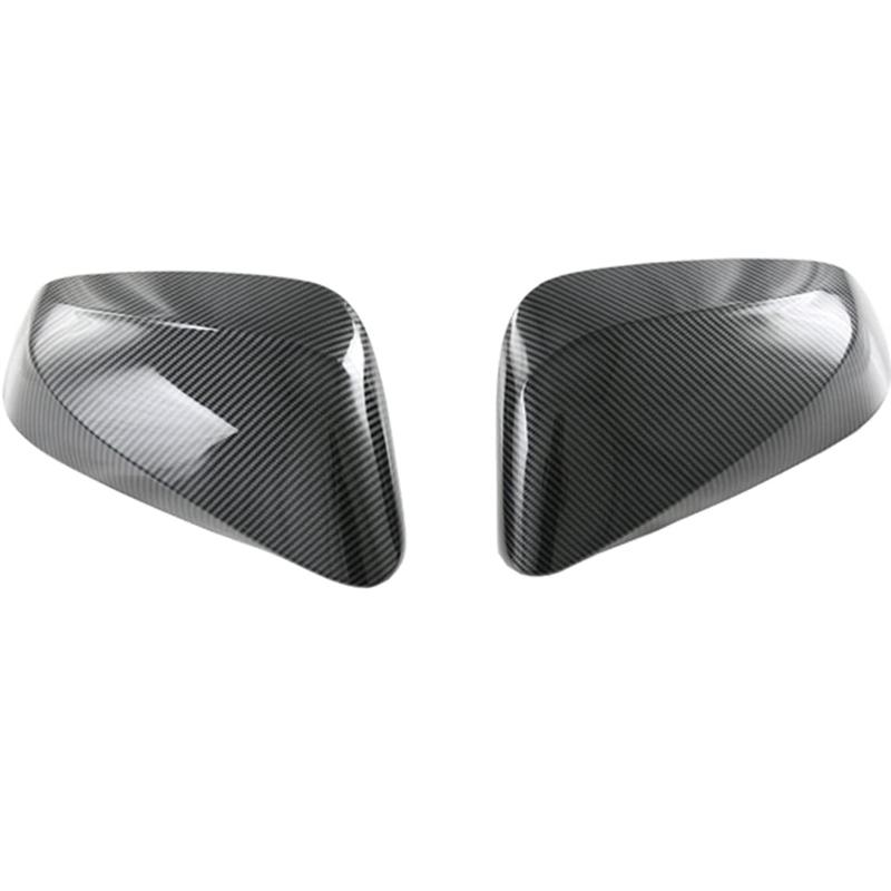 2Pcs Rearview Side Mirror Covers Cap For Lexus NX 250 350h 450h  Right Hand Drive RHD Carbon Fiber Gloss Black White