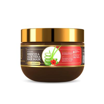 Powered Botanics Hibiscus & Aloe Vera Hair Mask 200 Gm Deep Nourishing Repair Treatment