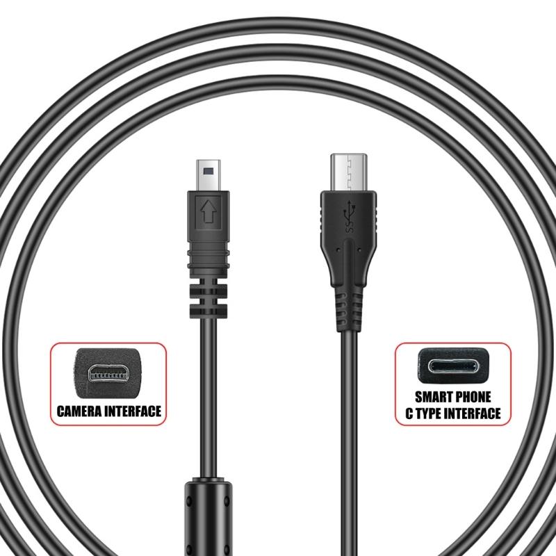 OTG Directs Connect Type C To 8P Data Line For Instants Import Of Photos From DSLR To Phone Without Software Installation
