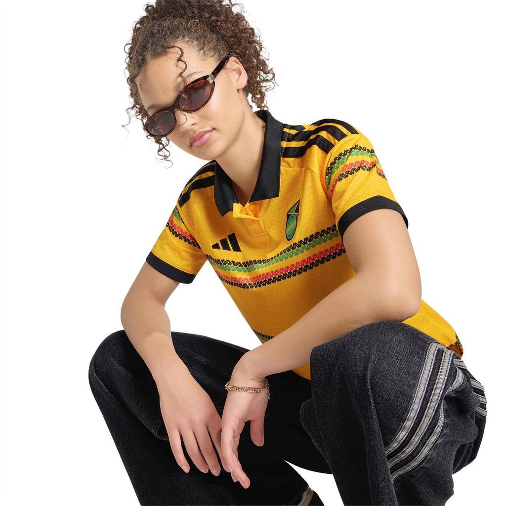 adidas Womens/Ladies Bob Marley 2026 Jamaica Home Shirt