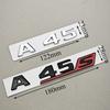 3D ABS Car Letters A45S A45 Logo Rear Trunk Badge Emblem Decals For Mercedes Benz AMG A45 A45S Car Sticker Auto Accessories