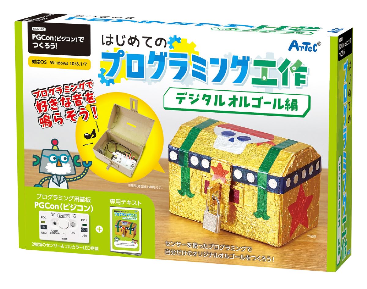 

Artec Мой первый проект по программированию : Цифровая музыкальная шкатулка 55548 / Программирование / Оригинал / Изготовление музыкальных шкатулок