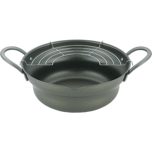 Fuchi Wide Mouth Frying Pan (with strainer) 24cm EN-W24W
