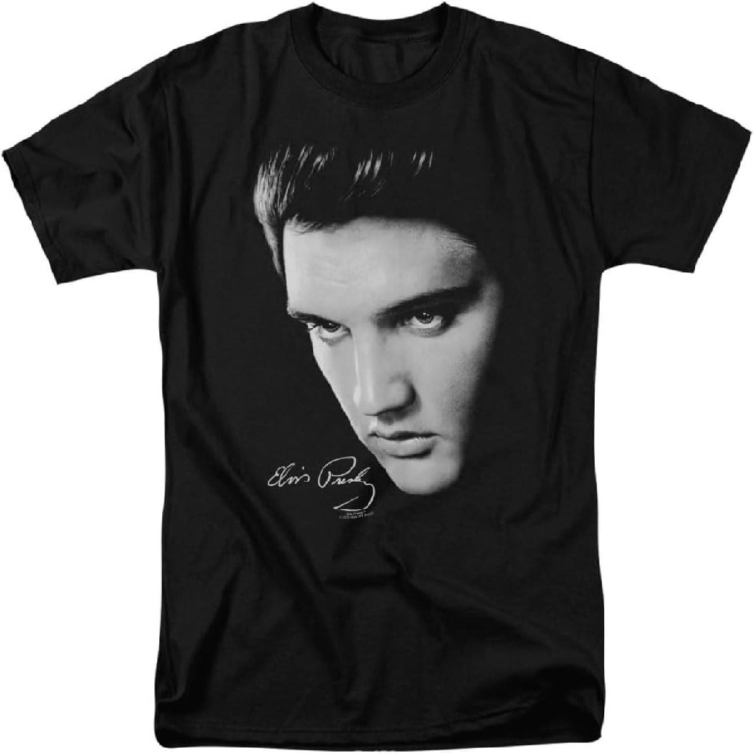 Popfunk Elvis Presley Signature Heartthrob Music Adult Unisex T Shirt S