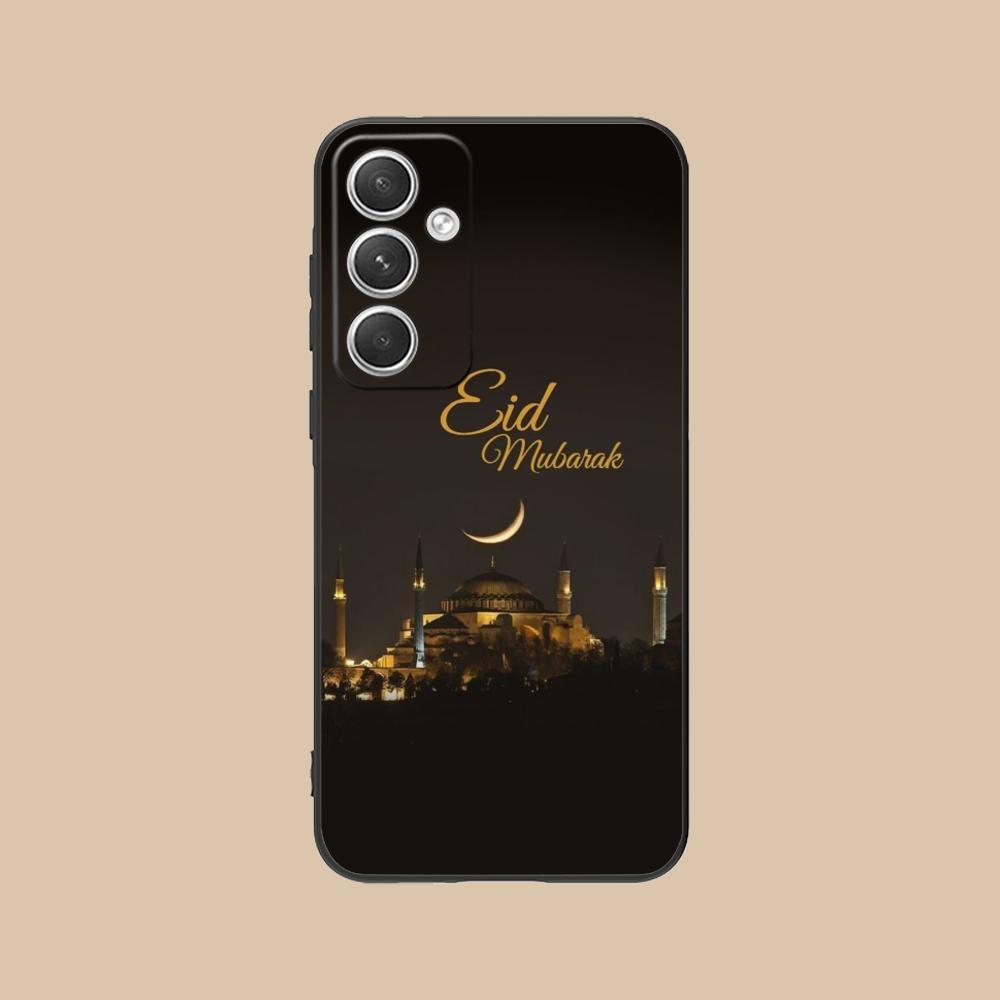 Eid Mubarak Mobile Phone Case for Samsung Galaxy S26 S25 S24 S23 S22 S21 S20 Note20 Plus FE Ultra Colorful Cover Cover Luxury