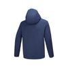 Skechers Comfort Sports Series Versatile Woven Hooded Zip-Up Long Sleeve Jacket Men Jackets Navy-Blue Black P125M017-048B