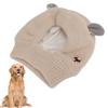 Knitted Rabbits Ear Pet Hat Noise   Warm Dog Grooming Earmuffs Hat for Large Dogs
