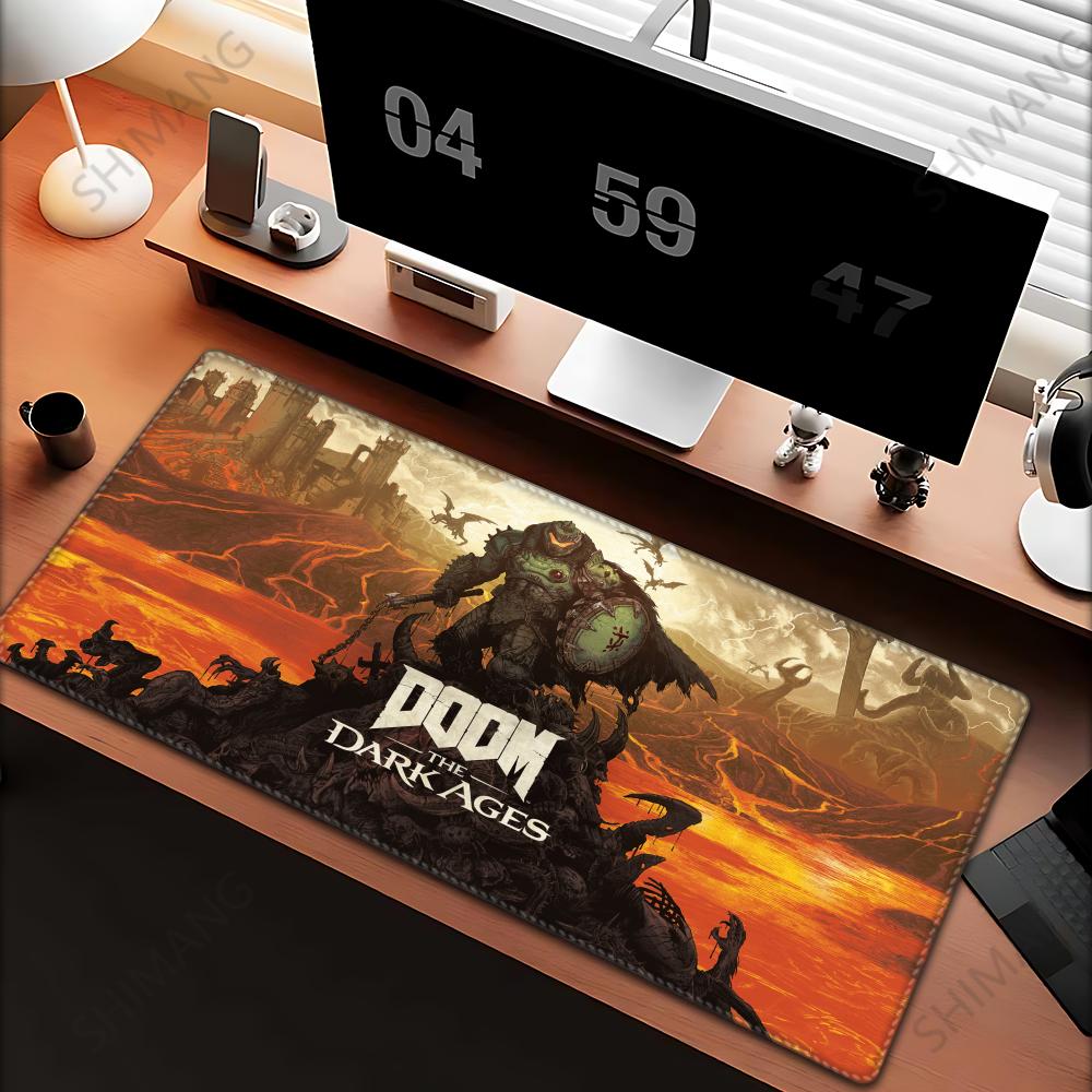 HD DDoom Mousepad Large Gaming Mouse Pad LockEdge Thickened Computer Keyboard Table Desk Mat