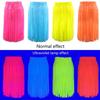 Neons Party Decoration Belly Dance Hip Scarf Skirt Sparkly Tassels Wrap Skirt Rave Costume for Wedding Birthday Concert