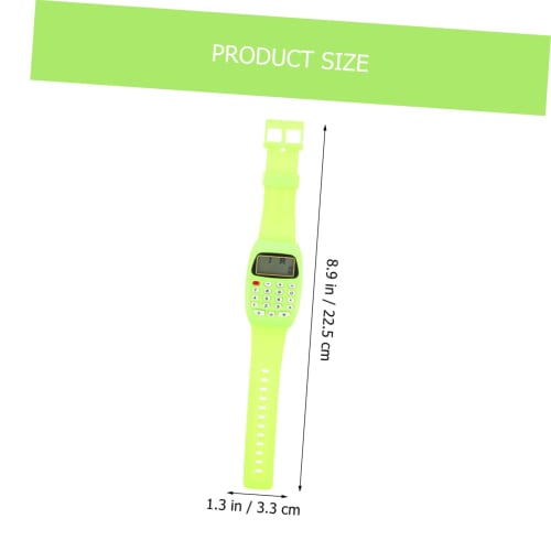 Homoyoyo 2-Piece Digital Watch with Calculator, Phone Book, and Calculator Function for Men, Women, and Kids, Perfect Birthday Gift for Fitness, Squar