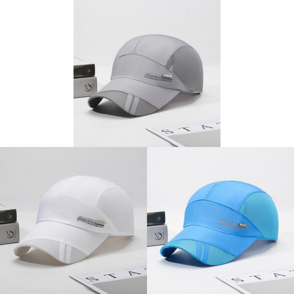 Summer Baseball Cap For Men With Sun Protection And Breathable Polyester Fabric