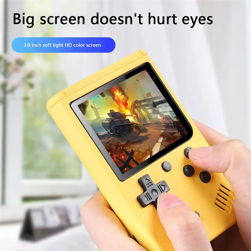 500 In 1 MINI Games Handheld Game Players Portable Retro Video Console Boy 8 Bit 3.0 Inch Color LCD Screen Games