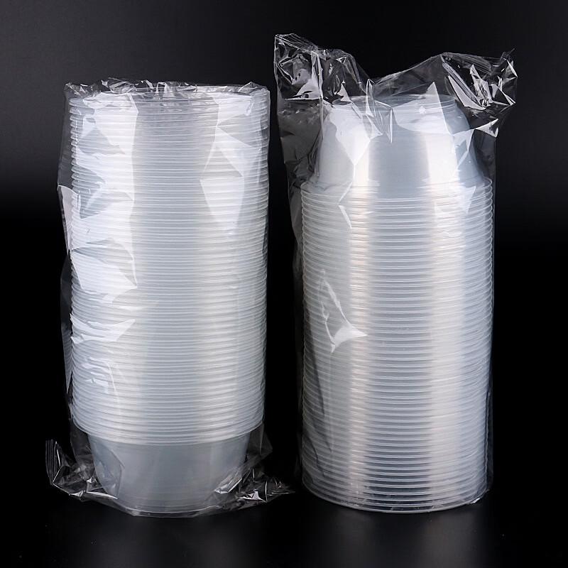 OIMG Thickened Disposable Plastic Bowls