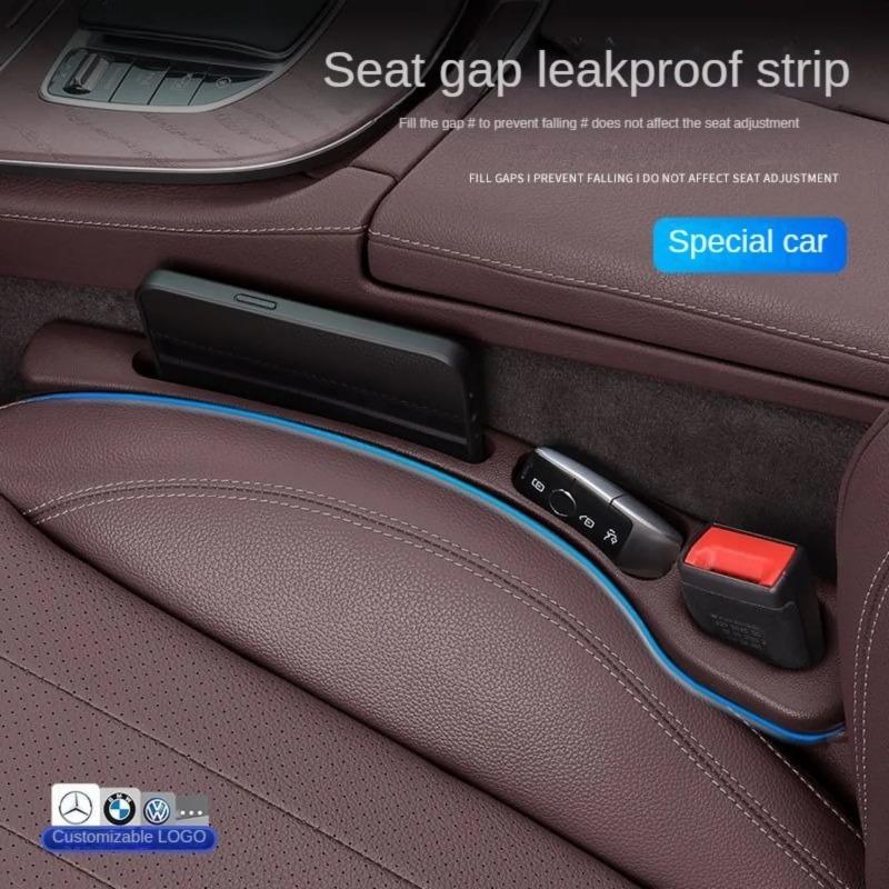1 para uniwersalnych PU wypełniaczy szczelin w siedzeniach samochodowych, szczelnych organizerów do przechowywania szczelin w siedzeniach, akcesoriów do wnętrza samochodu