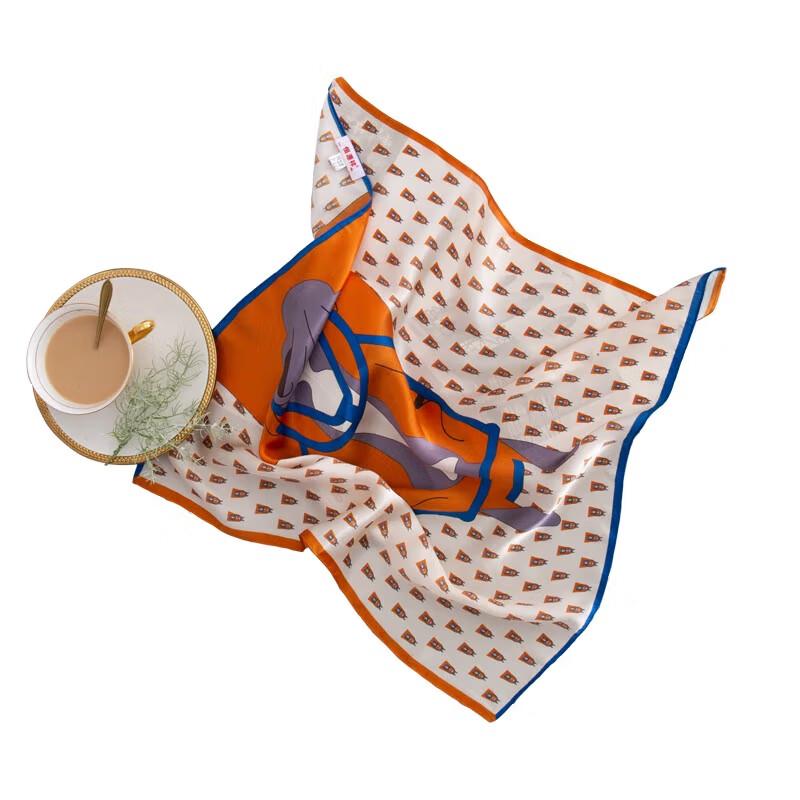 Hengyuanxiang 100% Maulbeerseide Quadratischer Schal