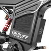 Bibuff GT600 Elektrisches Offroad-Fahrrad 7500W Spitzenmotor 19" Reifen Elektrisches Mountainbike 72V 30Ah Hydraulische Bremsen Höchstgeschwindigkeit 80 km/h Grau