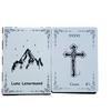 9*6cm Luna Lenormand Deck - 36 Minimalist Black and White Oracle Cards Hand-Drawn Sketch Style