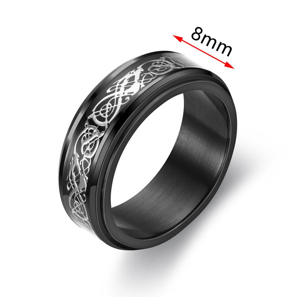 Anxiety Ring Figet Spinner Rings For Women & Men Stainless Steel Rotate Freely Spinning Anti Stress Accessories Jewelry Gifts