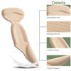 Self-Adhesive Silicone Heel Heel Pad Insert Arch Support Heel Protector Gel Feet Care Insoles Cushion For Shoes Pads
