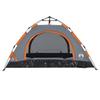 2 Person Camping Tent in Grey and Orange with Quick Release System