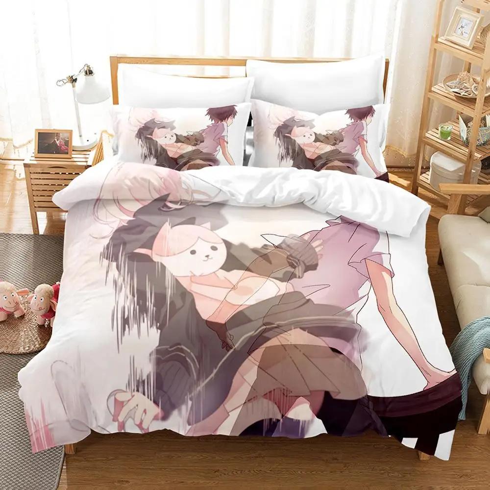 Anime Danganronpa V3 Chiaki Nanami Bettwäscheset Bettbezug Bettset Steppdecke Kissenbezug Bettdecke King Queen Size Jungen Erwachsene