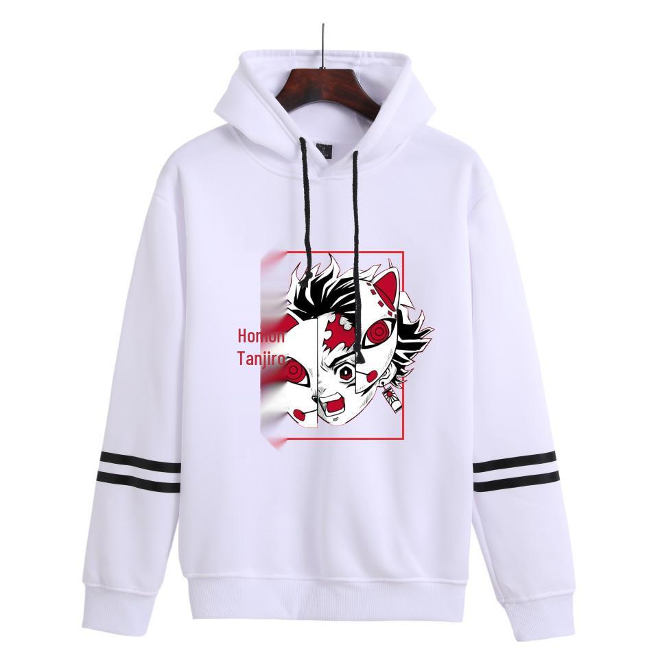 Trendy Autumn/Winter Demon Slayer Anime Unisex Double Pullover Hoodies