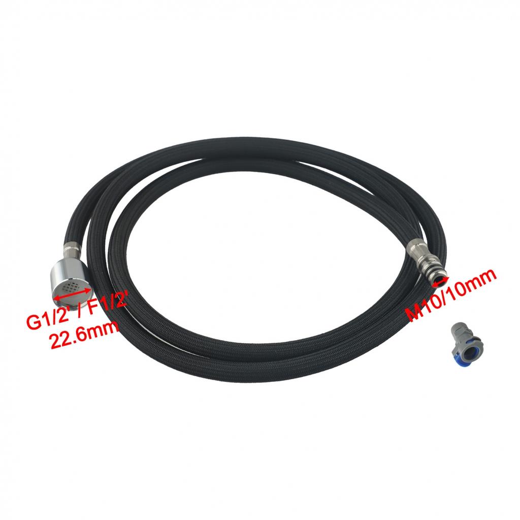 Nylon and Metal 1 5m Kitchen Faucet Hose for Long Lasting Performance