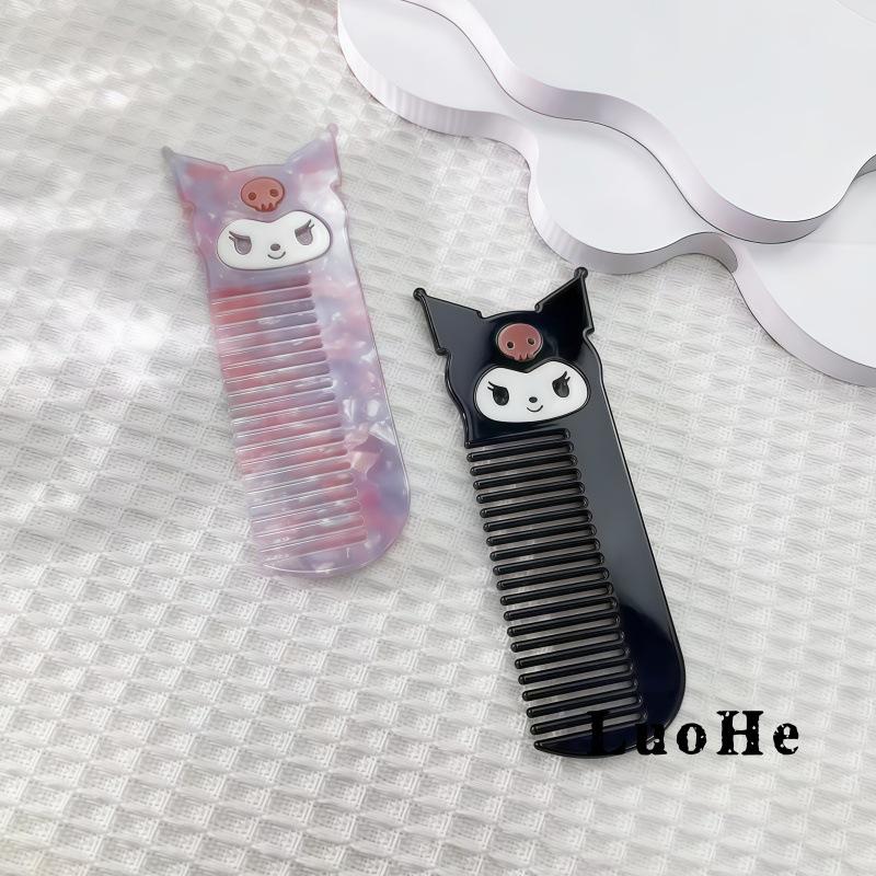 Hochwertiger, niedlicher Haarkamm aus Acetat mit Cartoon-Motiv für Damen – Koreanischer Stil