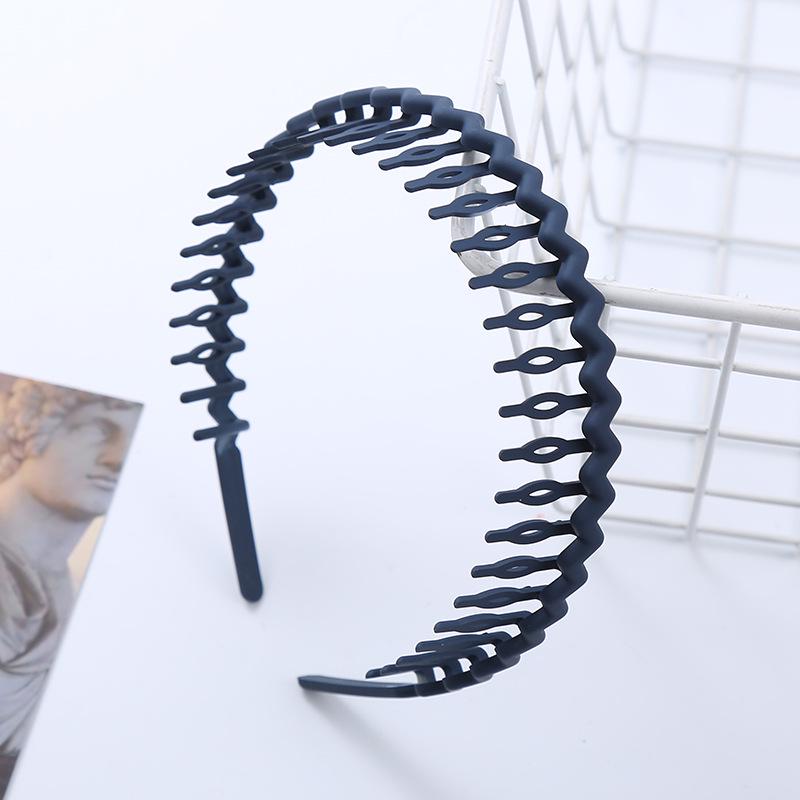 Bandeau Denté Antidérapant pour Femmes Coréennes et Organisateur de Frange