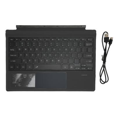 Wireless Bluetooth Keyboard Ultra Thin Portable 7 Color Backlight Keyboard with Touchpad for