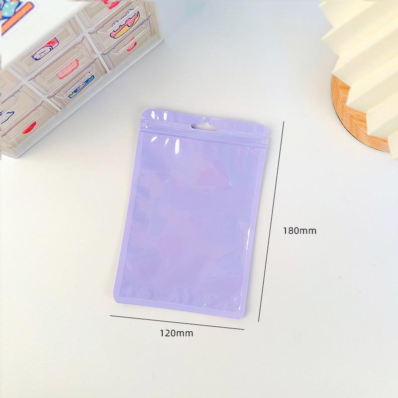 Colorful Transparent Zipper Bag for Makeup Brush Storage